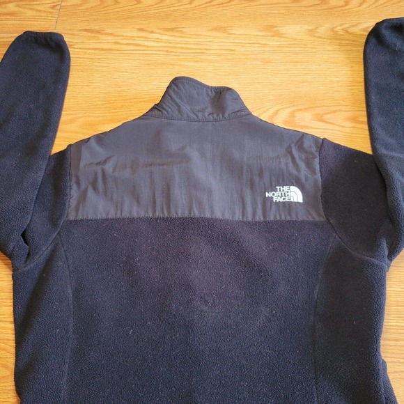 The North Face Denali Jacket Womens Size Medium Coat Black Full Zip Polartec - Picture 9 of 11